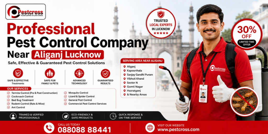 Pest Control Company Near Aliganj Lucknow | Pestcross