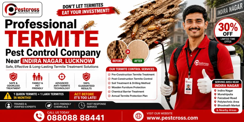 Termite Pest Control in Indira Nagar, Lucknow |